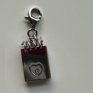 Silver Together Forever Notebook Charm